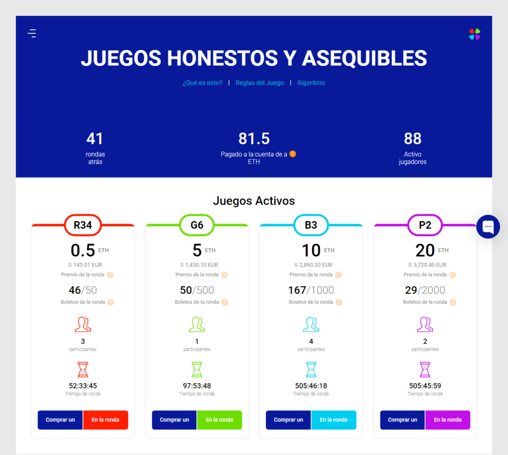 Trianglerooms: Un juego de lotería descentralizada basada en Ethereum