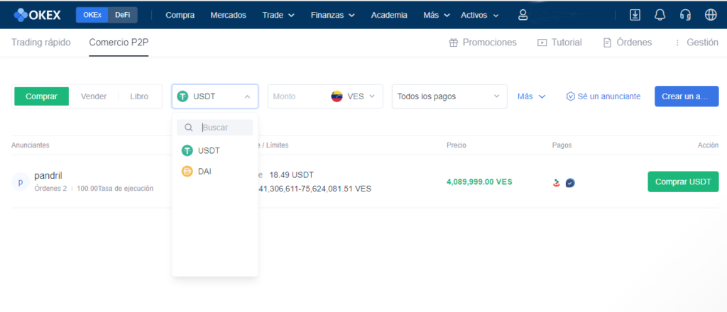 okex usdt venezuela