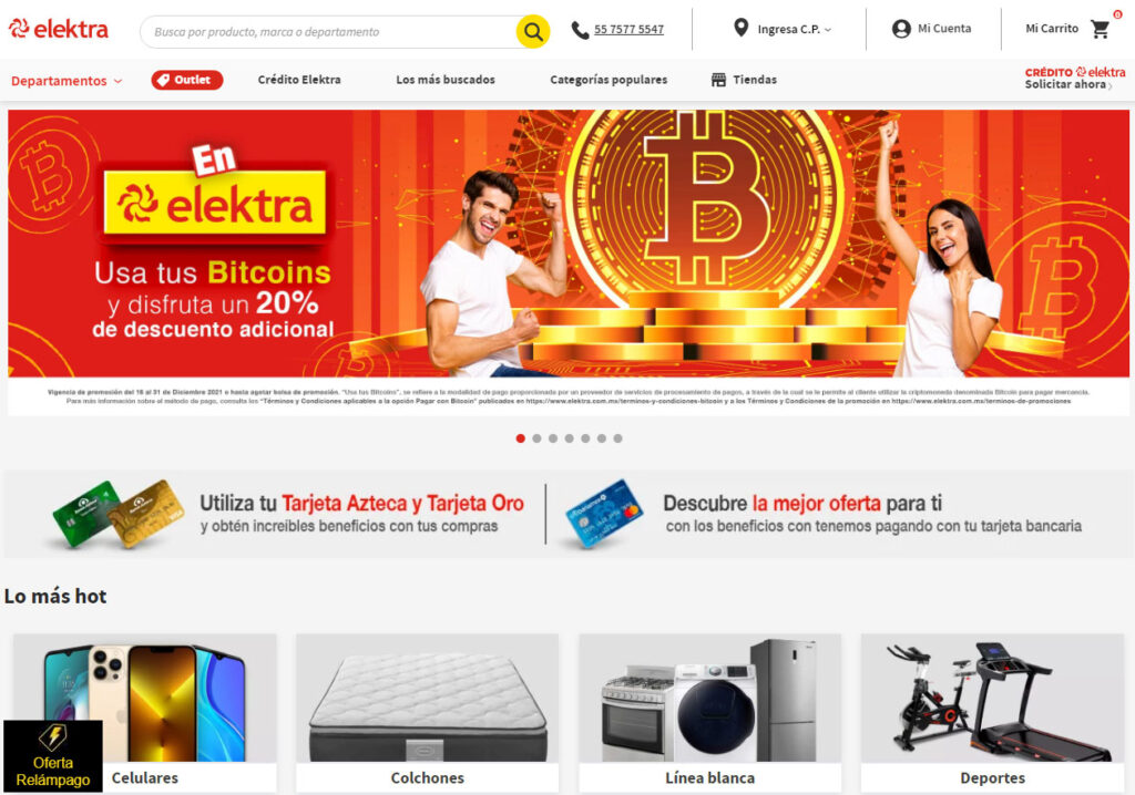 elektra méxico bitcoin