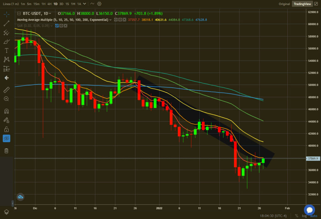 bitcoin se recuperó