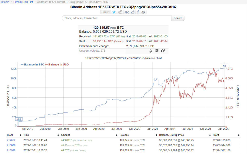 ballena bitcoin