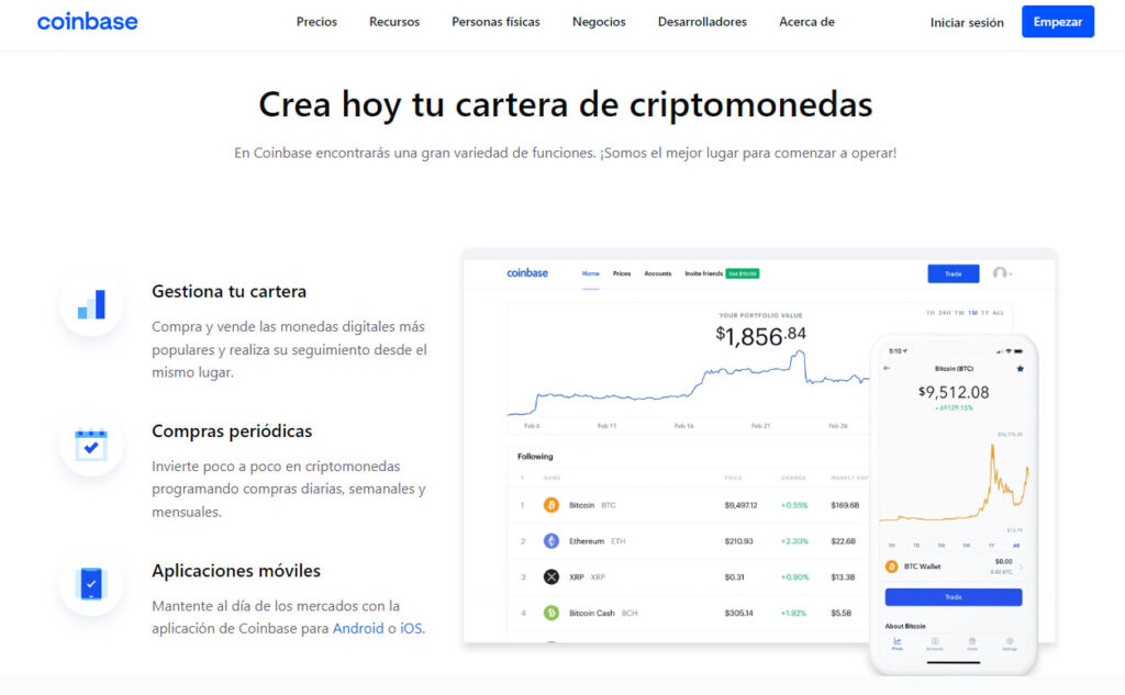 comprando criptomonedas