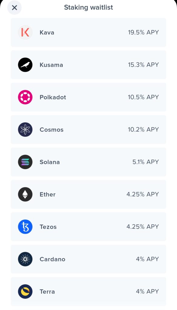 staking uphold