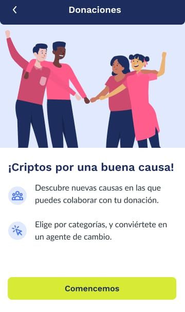 donar criptomonedas