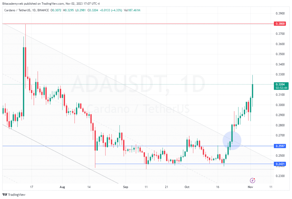 Cardano recompensas