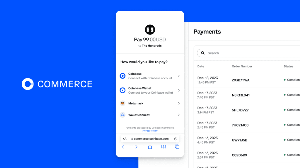 Coinbase commerce