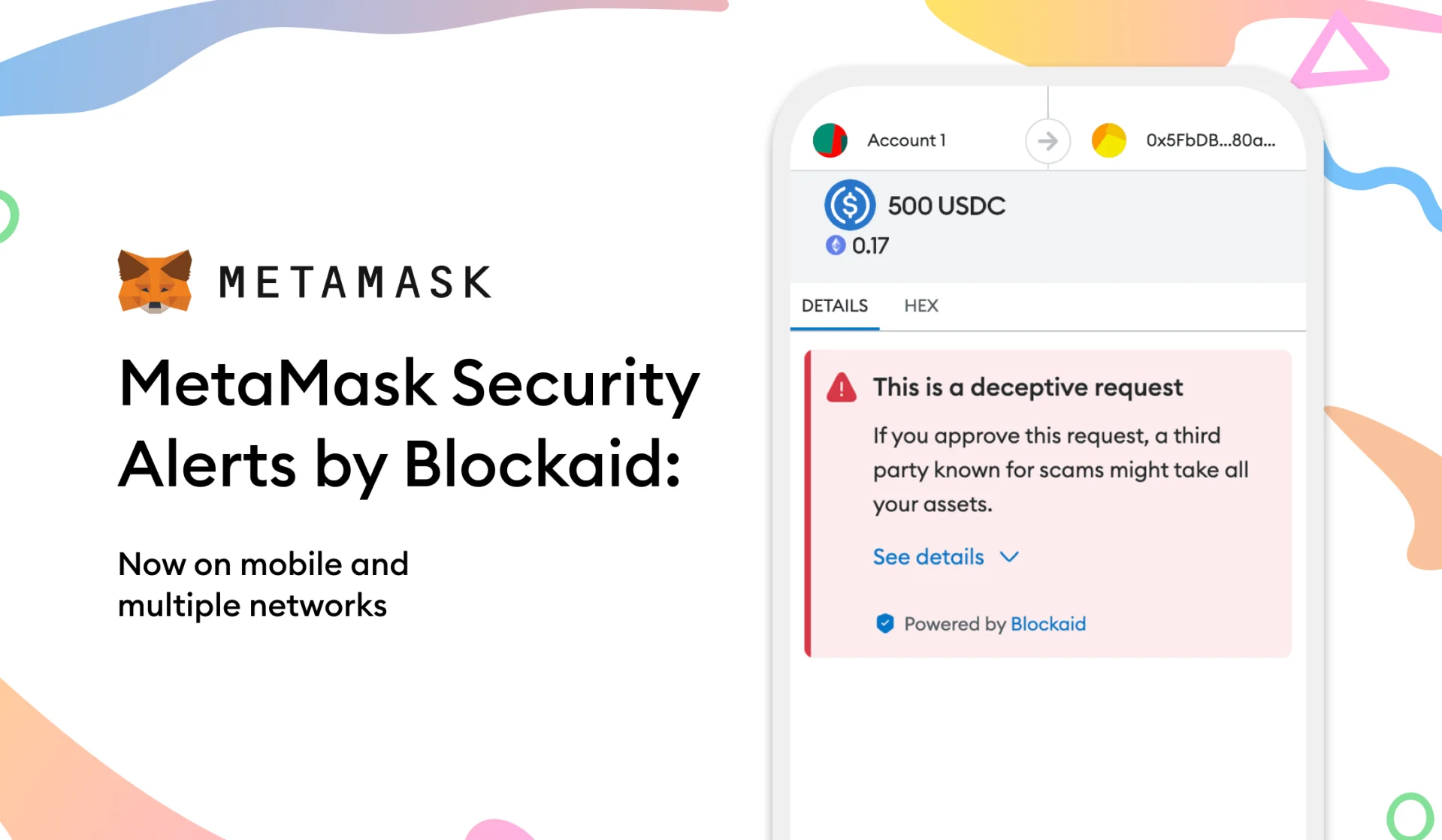 Alertas seguridad metamask