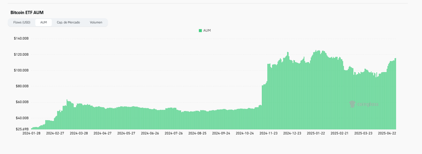 Bitcoin etf flujo