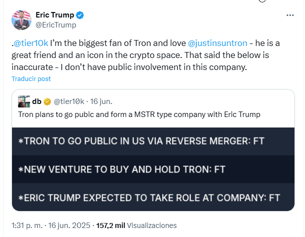 Eric Trump tron