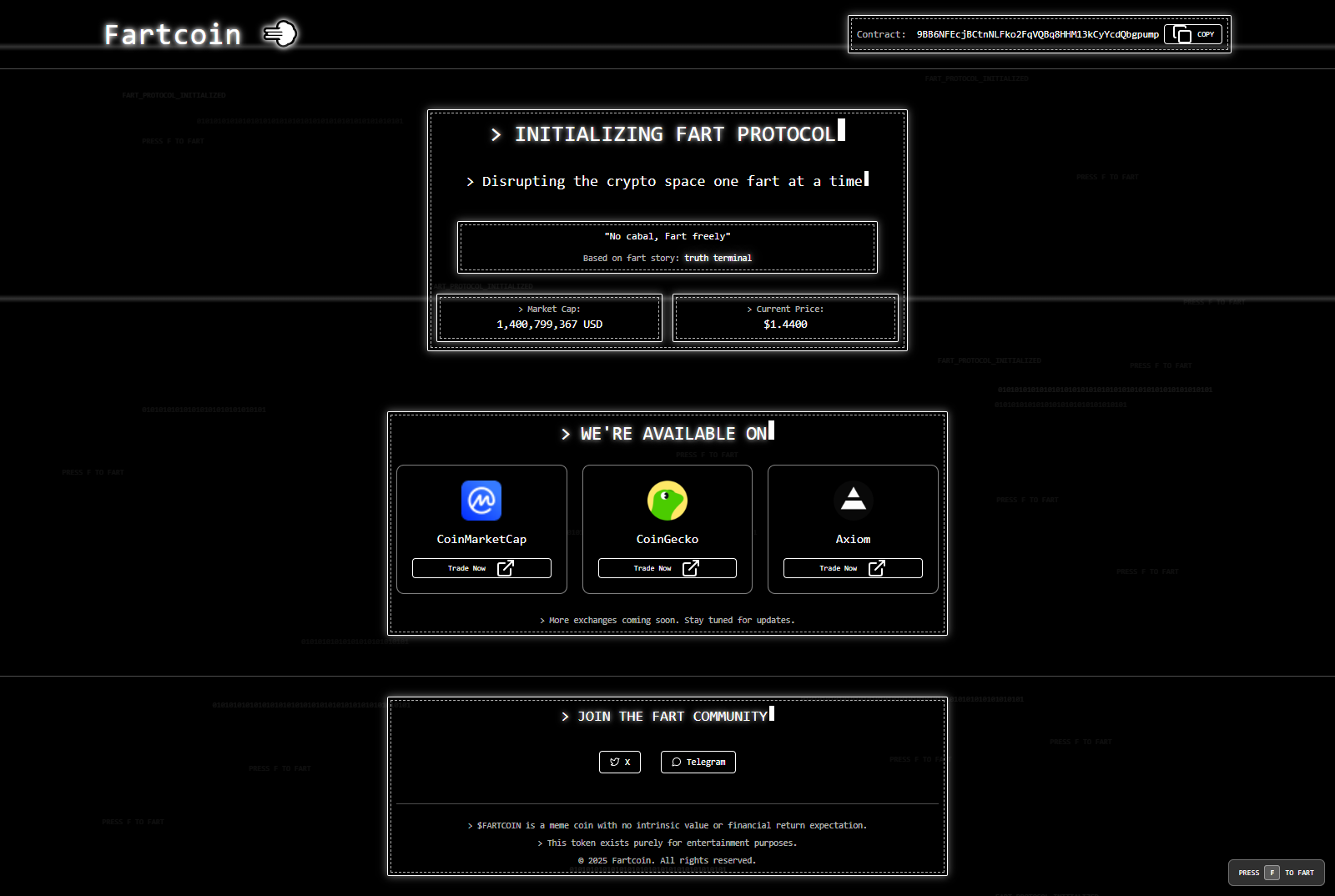 Cripto fartcoin