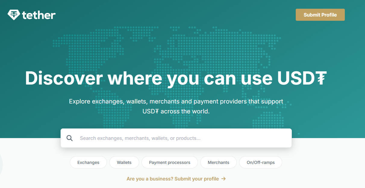 Tether USDT Dólares digitales