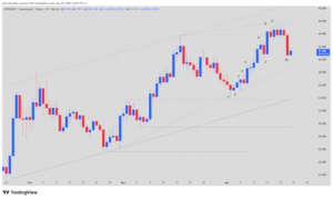 HYPE crypto, Price Action technical analysis, rising wedge, Bar 10 trading, cryptocurrency support and resistance, HYPE USDT trend,